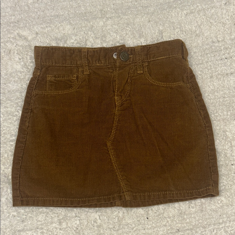 Old Navy Tan Corduroy Mini Skirt